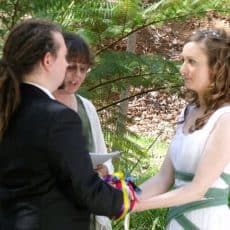 Handfasting is an ancient Celtic marriage custom