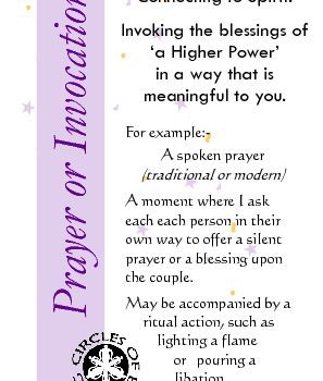Prayer or Invocation